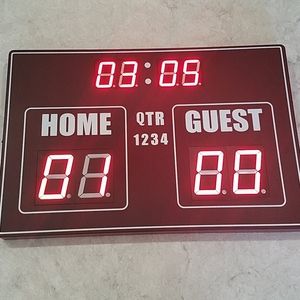 Scoreboard clock